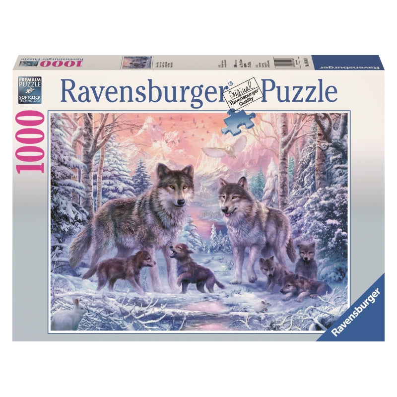 Arctic Wolves 1000pc Puzzle - Ravensburger