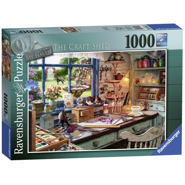 My Haven No1 The Craft Shed 1000pc Puzzle - Ravensburger