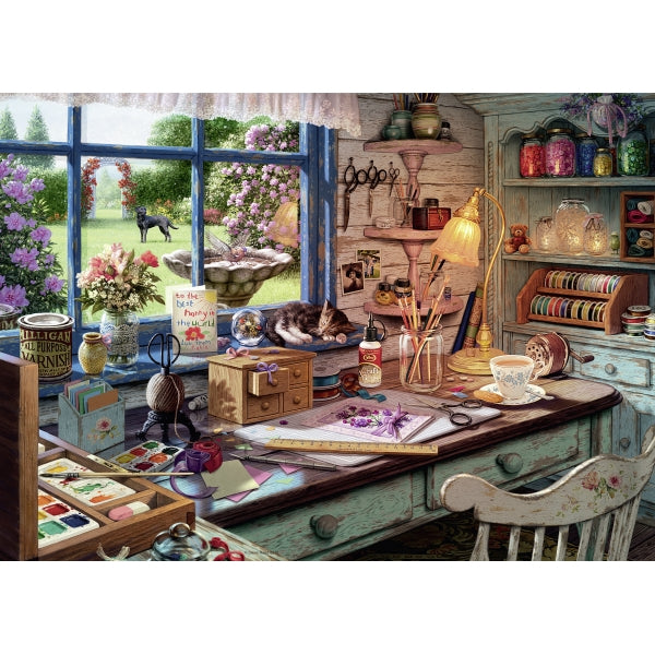 My Haven No1 The Craft Shed 1000pc Puzzle - Ravensburger