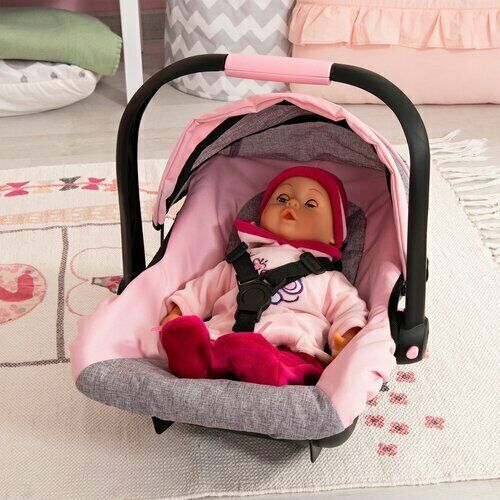 Doll Car Capsule Light Grey &amp; Pink with fairy