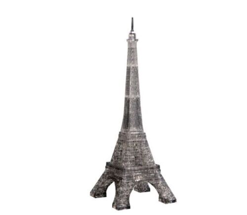3D Black Eiffel Tower - Crystal Puzzle