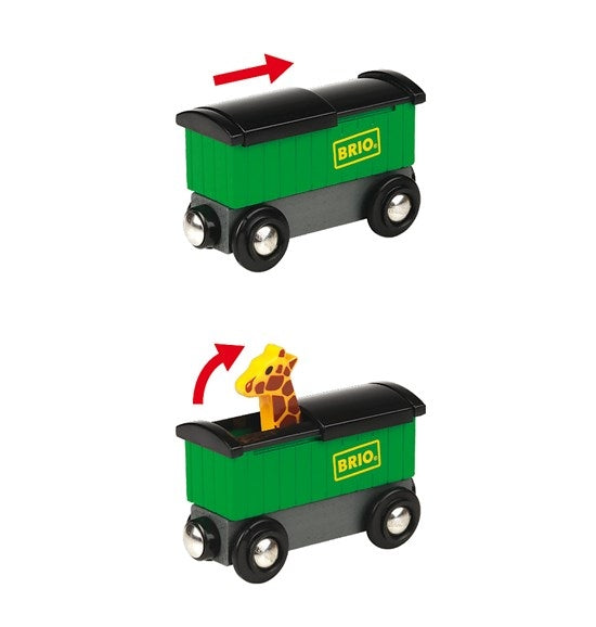 Safari Train - Brio - pop up animals