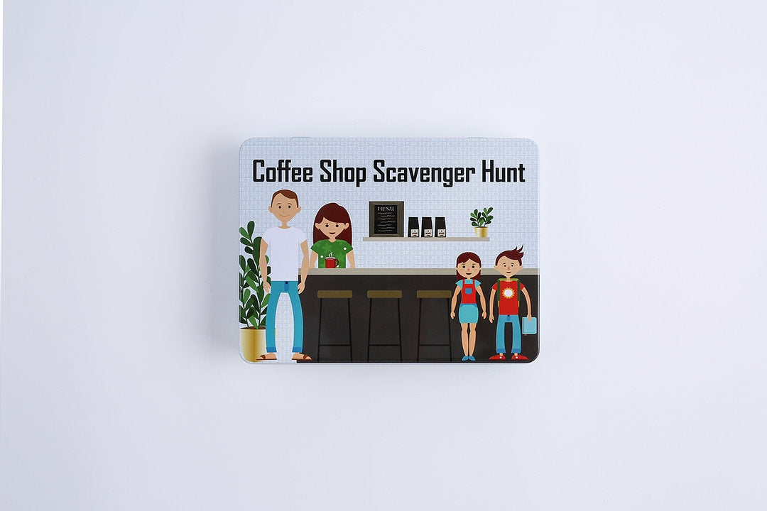 Coffee Shop Scavenger Hunt Magnetic Game - Zipboom
