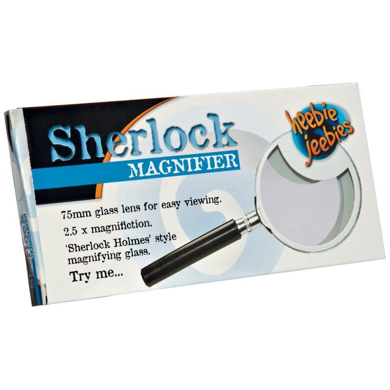 Magnifying Glass 75mm Sherlock - Heebie Jeebies