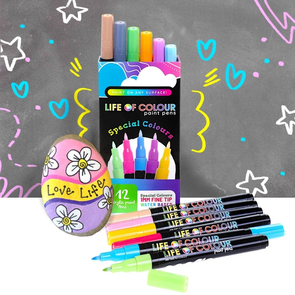 Special Colours Paint Pens 1mm Fine Tip - Life of Colour