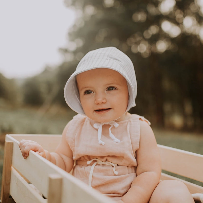 Finley Blanc Reversible Bonnet - Bedhead Hats