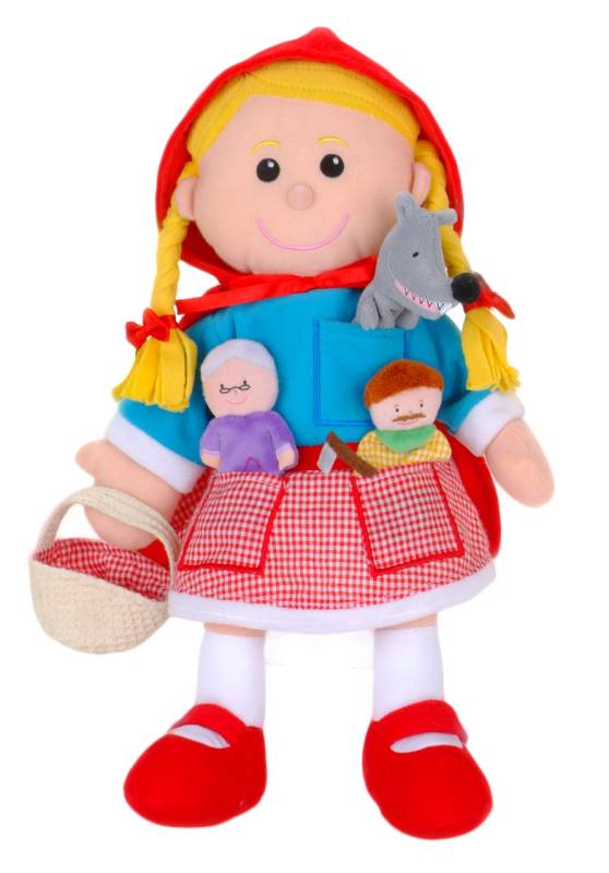 Red Riding Hood Puppets - Fiesta Crafts 1