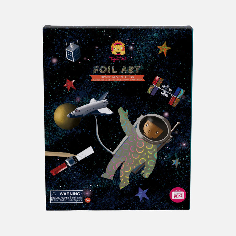 Space Adventures Foil Art - Tiger Tribe